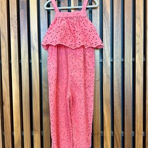 Zara Coral Eyelet Dress